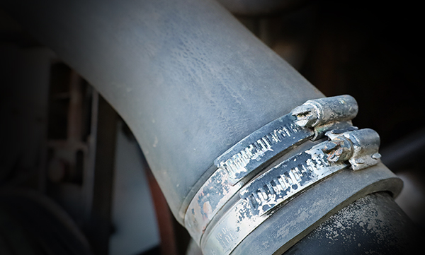 Hose and clamp inside car | Hotchkiss Auto Repair