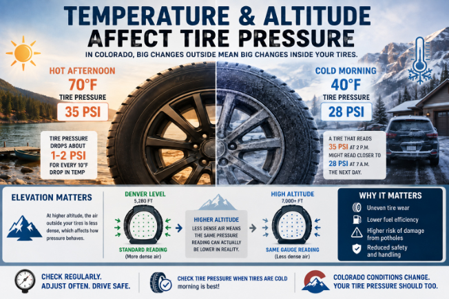 How Colorado Altitude and Temperature Swings Affect Your Car