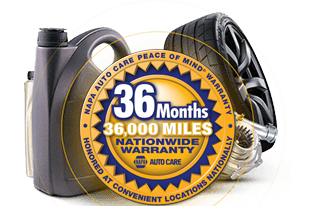 36 Months 36,000 Miles NAPA Nationwide Warranty | Hotchkiss Auto Repair
