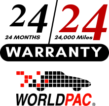 2 Years / 24,000 Miles Worldpack Warranty